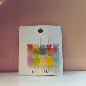 Gummy Bear Hair Clips x 2